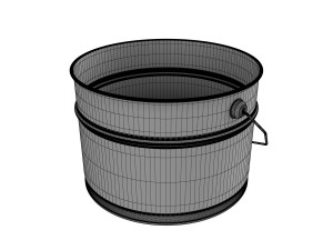 bucket 3Dモデル