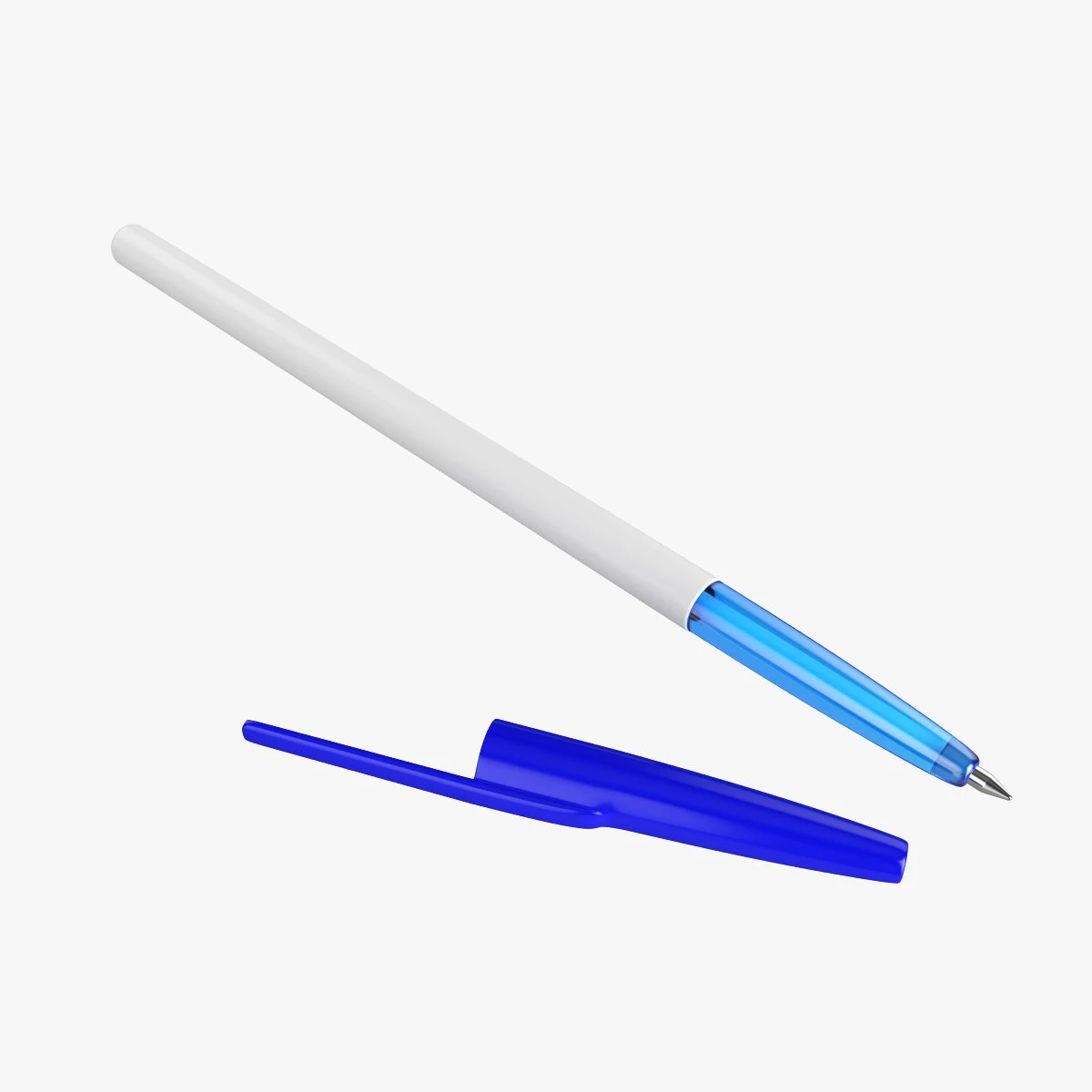 długopis Model 3D .c4d .max .obj .3ds .fbx .stl .blend 