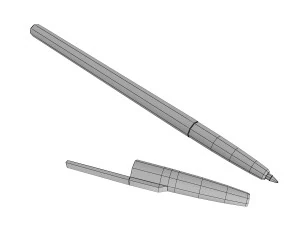 długopis Model 3D