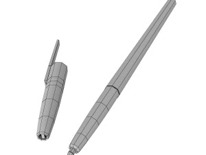 długopis Model 3D