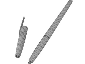 długopis Model 3D