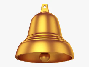 campana de oro Modelo 3D