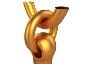 gold bell 3D Model