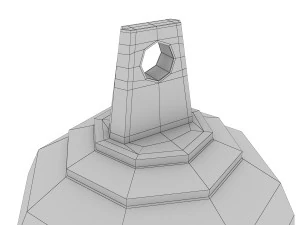 gold bell 3D Model