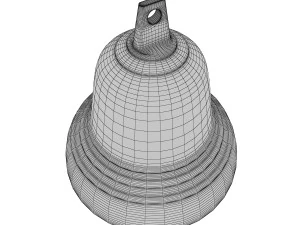 gold bell 3D Model