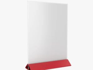 dudukan plastik Model 3D