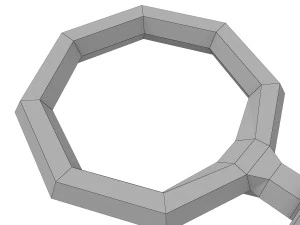 llave de oro Modelo 3D