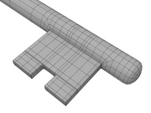 llave de oro Modelo 3D