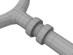 llave de oro Modelo 3D