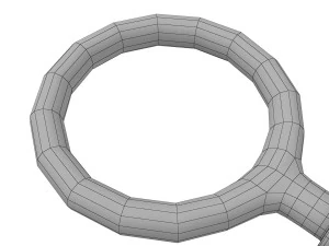 llave de oro Modelo 3D