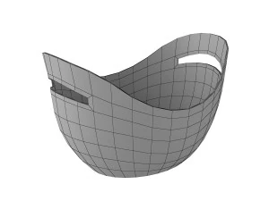 bucket oval 3D Model