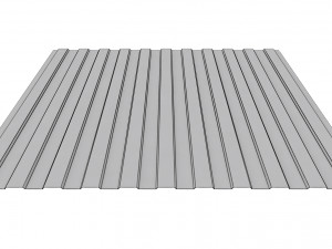 profiled sheet 03 Modelo 3D