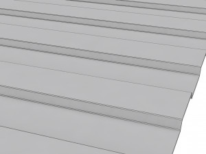 profiled sheet 03 Modelo 3D