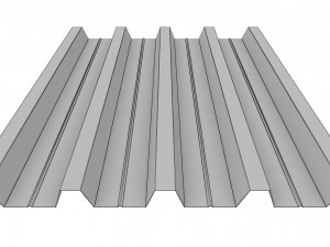 profiled sheet 04 3D Model