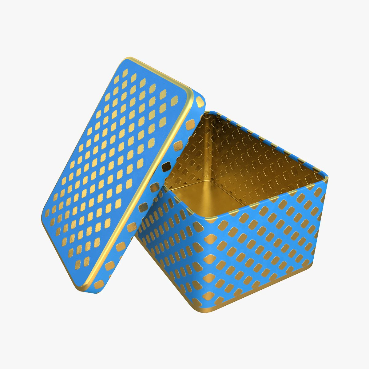 metal box model 3D Model .c4d .max .obj .3ds .fbx .stl .blend 