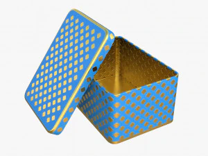 metal box model 3D Model