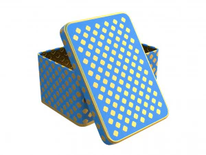 metal box model 3D Model