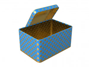 metal box model 3D Model