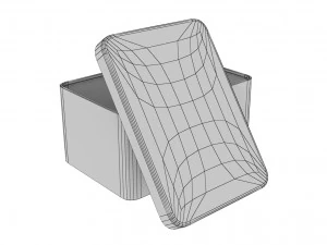 metal box model 3D Model