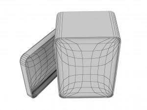 metal box model 3D Model