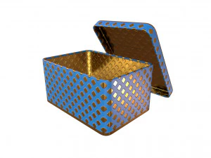 metal box model 3D Model
