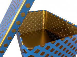 metal box model 3D Model