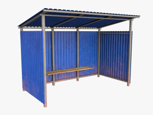 bus stop 3D Model