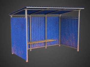 otob&uuml;s durağı 3D Model