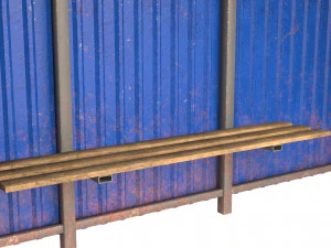 otob&uuml;s durağı 3D Model