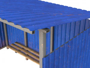 otob&uuml;s durağı 3D Model