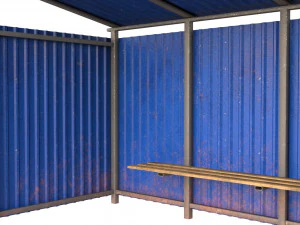 otob&uuml;s durağı 3D Model