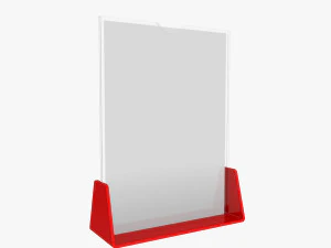 dudukan plastik Model 3D