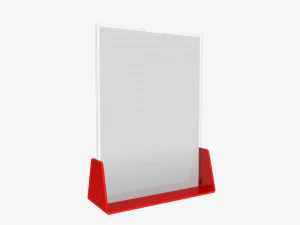 플라스틱 홀더 3D 모델