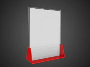 플라스틱 홀더 3D 모델