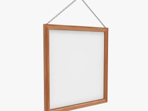 wood frame 3d 3D मॉडल