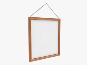 wood frame 3d 3D Model