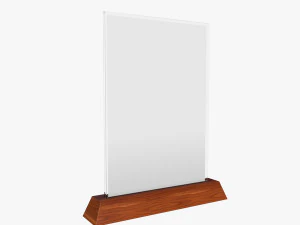 나무 홀더 3D 모델