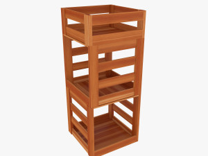 wood stand model 3D Model