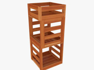 ahşap stand modeli 3D Model
