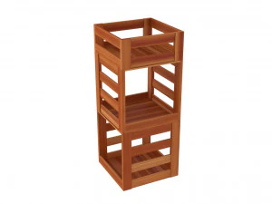 wood stand model 3D Model