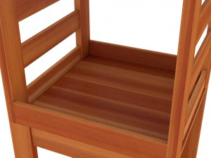 wood stand model 3D Model
