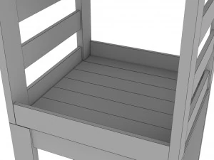 wood stand model 3D Model