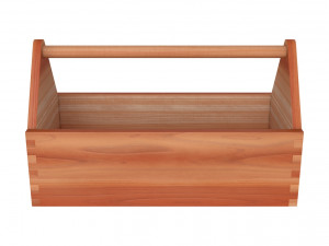wooden toolbox 3D-Modell