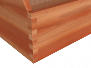 wooden toolbox 3D-Modell
