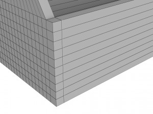 wooden toolbox 3D-Modell