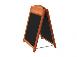 wooden sandwich board 3d Modèle 3D