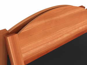 wooden sandwich board 3d Modèle 3D