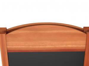 wooden sandwich board 3d Modèle 3D