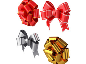 gift bow Model 3D
