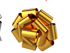 gift bow Model 3D